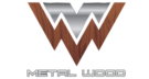 metal wood art gallery logo